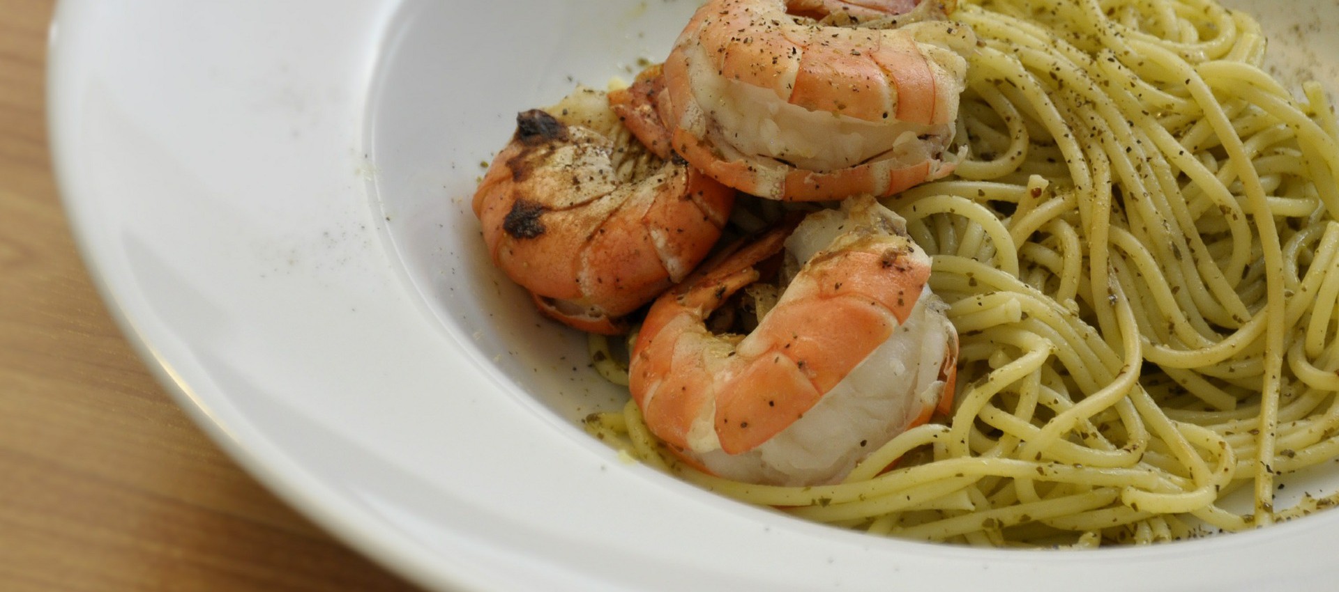 Spaghettio Aglio Olio e Scampi Rezept