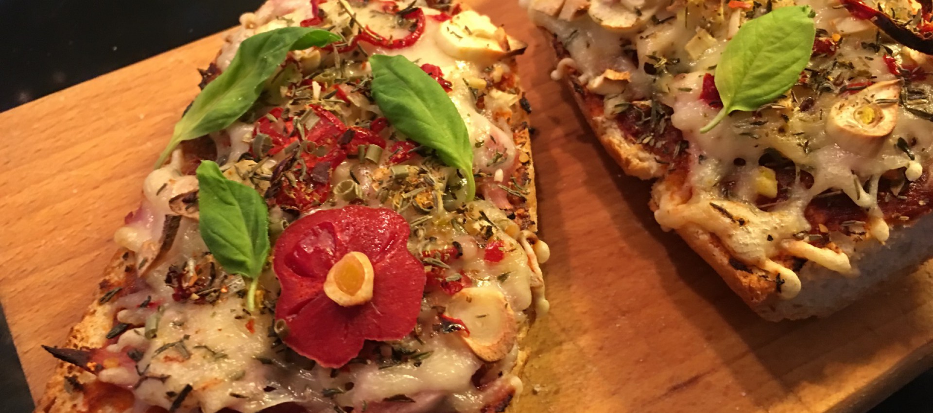Pizza Baguette selber machen