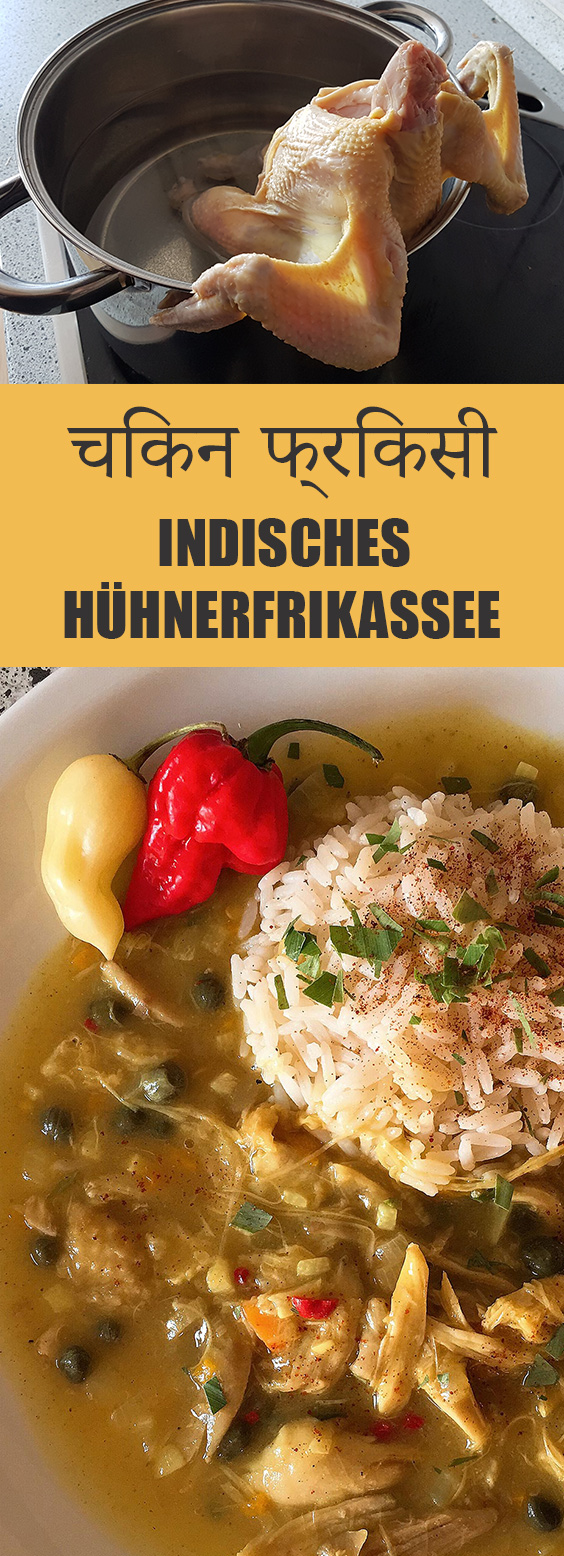 Indisches Hühnerfrikassee
