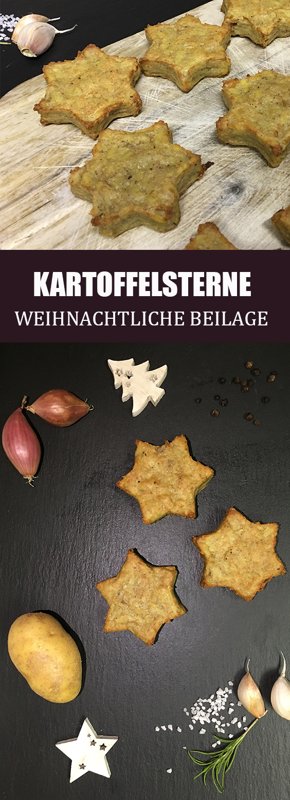 Kartoffelsterne selber machen | Rezept | Beilage