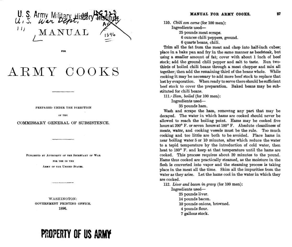 Manual for Army Cooks