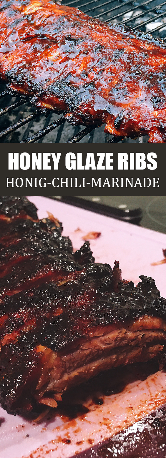 Spareribs mit Honig-Chili-Marinade