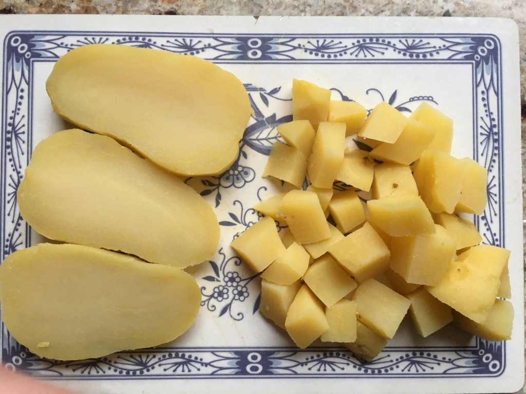 Bratkartoffeln richtig schneiden