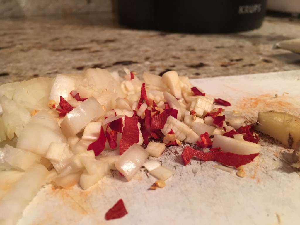 Gefüllte Paprika mit Chili