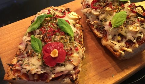 Pizza Baguette selber machen