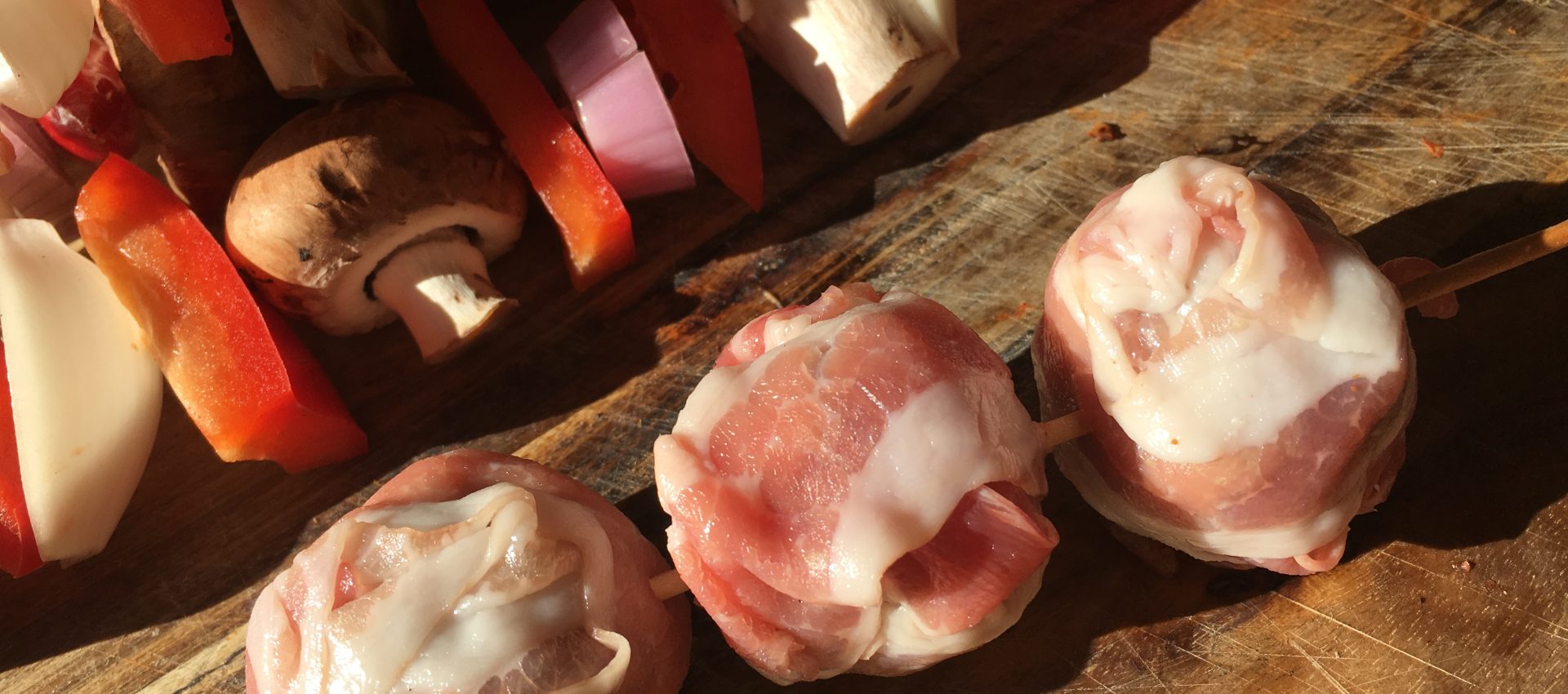 Baby Bacon Bomb Spieße