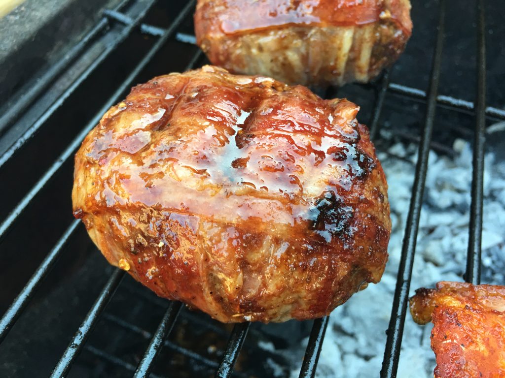 Hackfleisch im Speckmantel