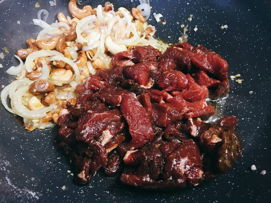 Rindfleisch Wok