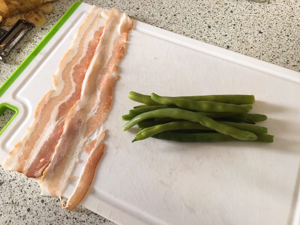 Grüne Bohnen mit Speck