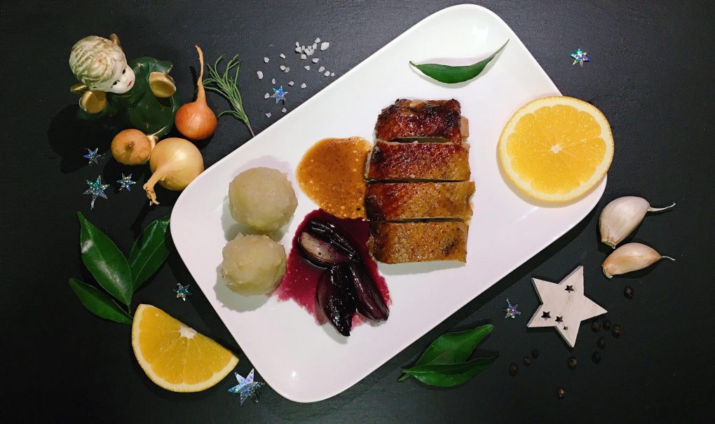 Ente mit Orangensauce