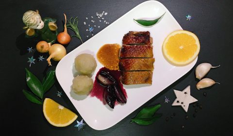Ente mit Orangensauce