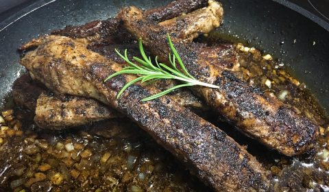 Feurige Rippchen aus der Pfanne