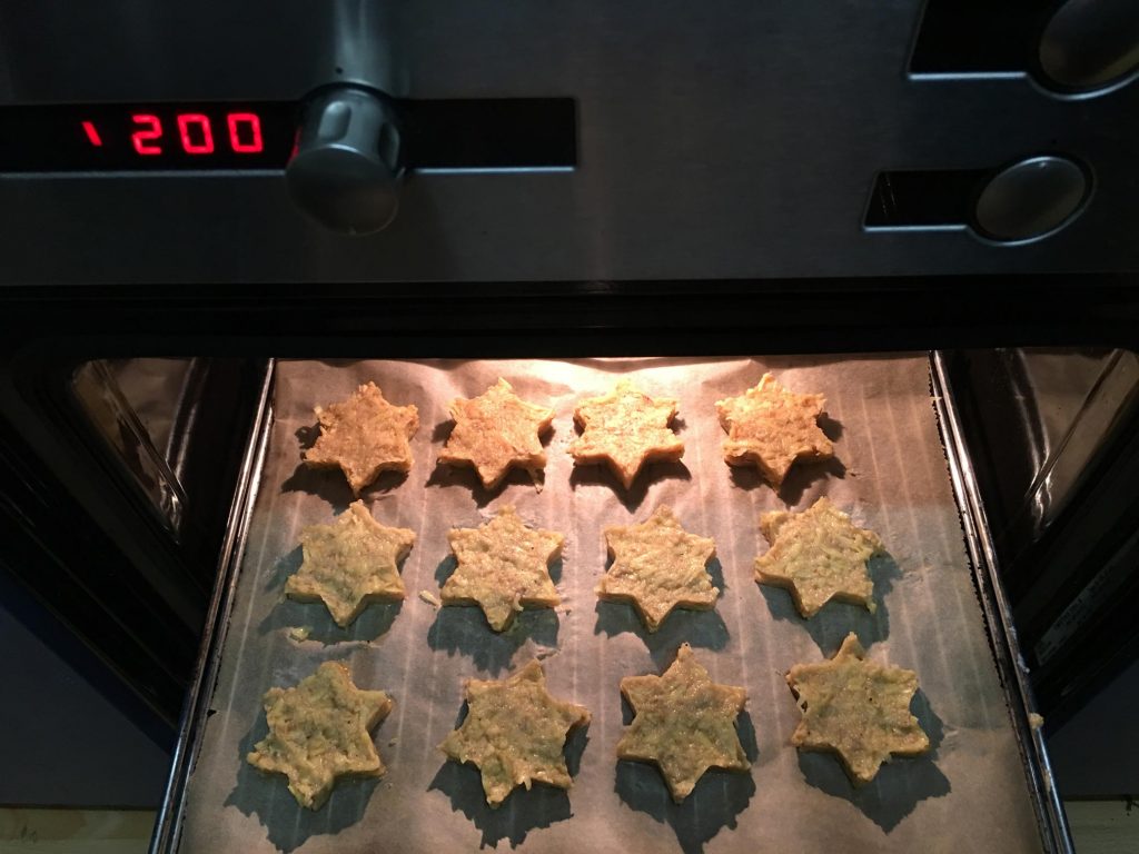 Kartoffelsterne im Ofen backen