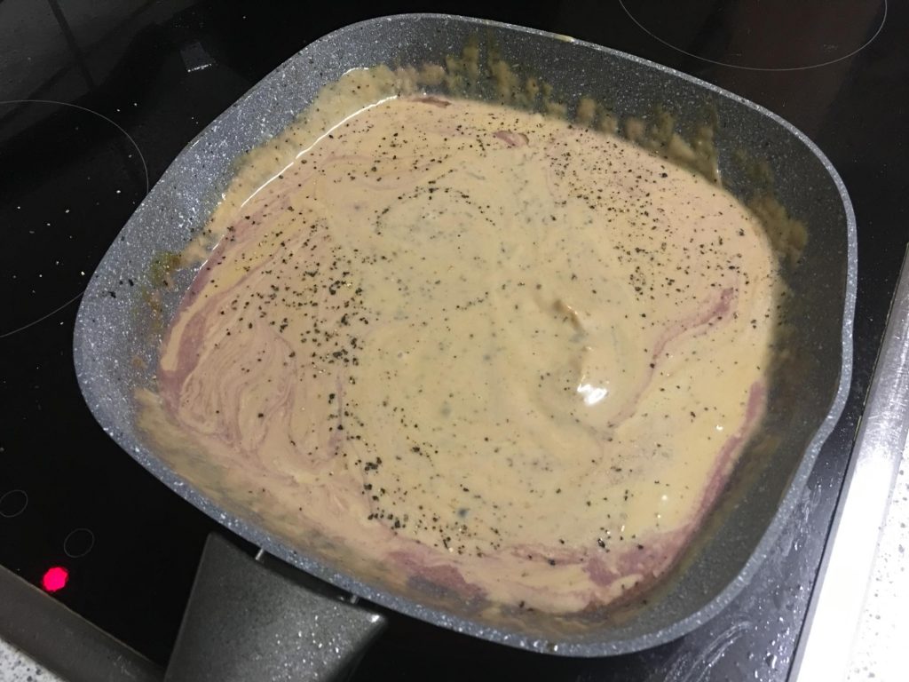 Pfefferrahm Orangen Sauce