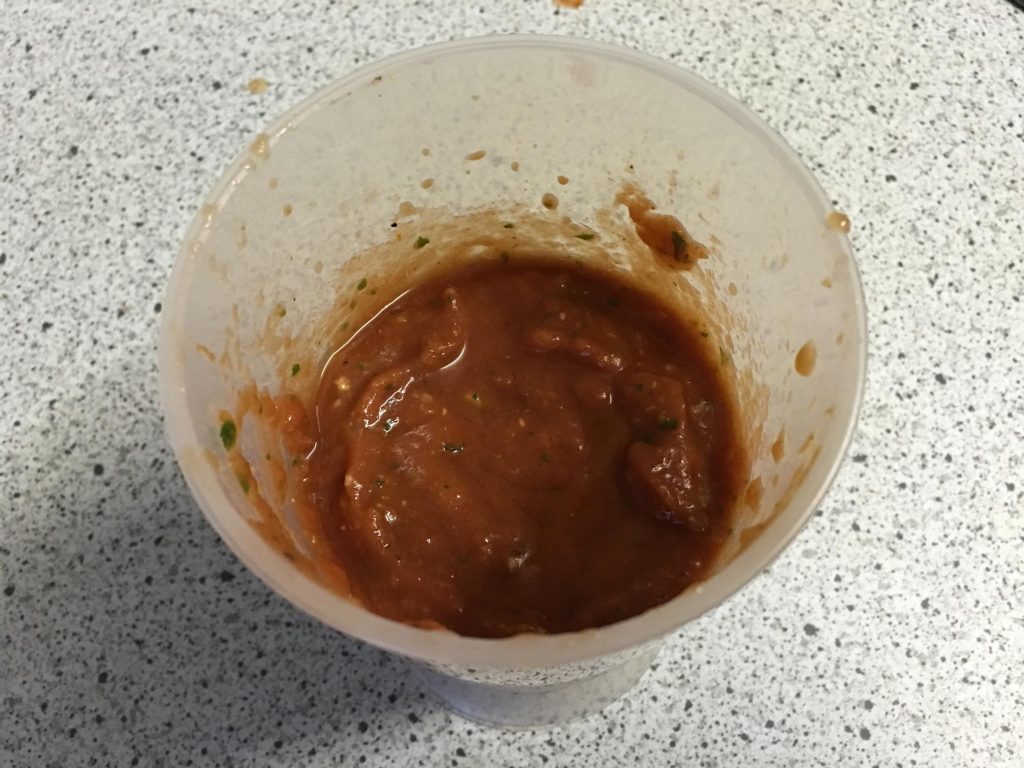 Pizzasauce pürieren