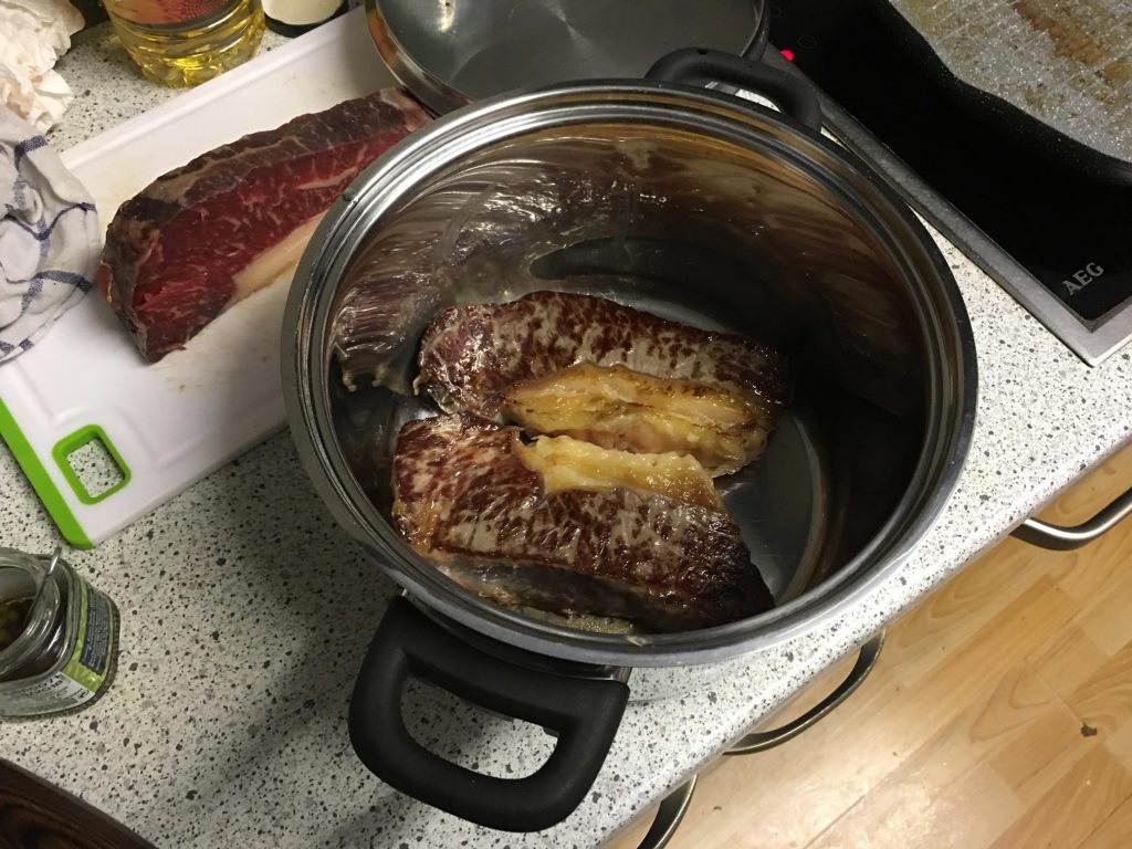 Rindersteaks im Ofen garen