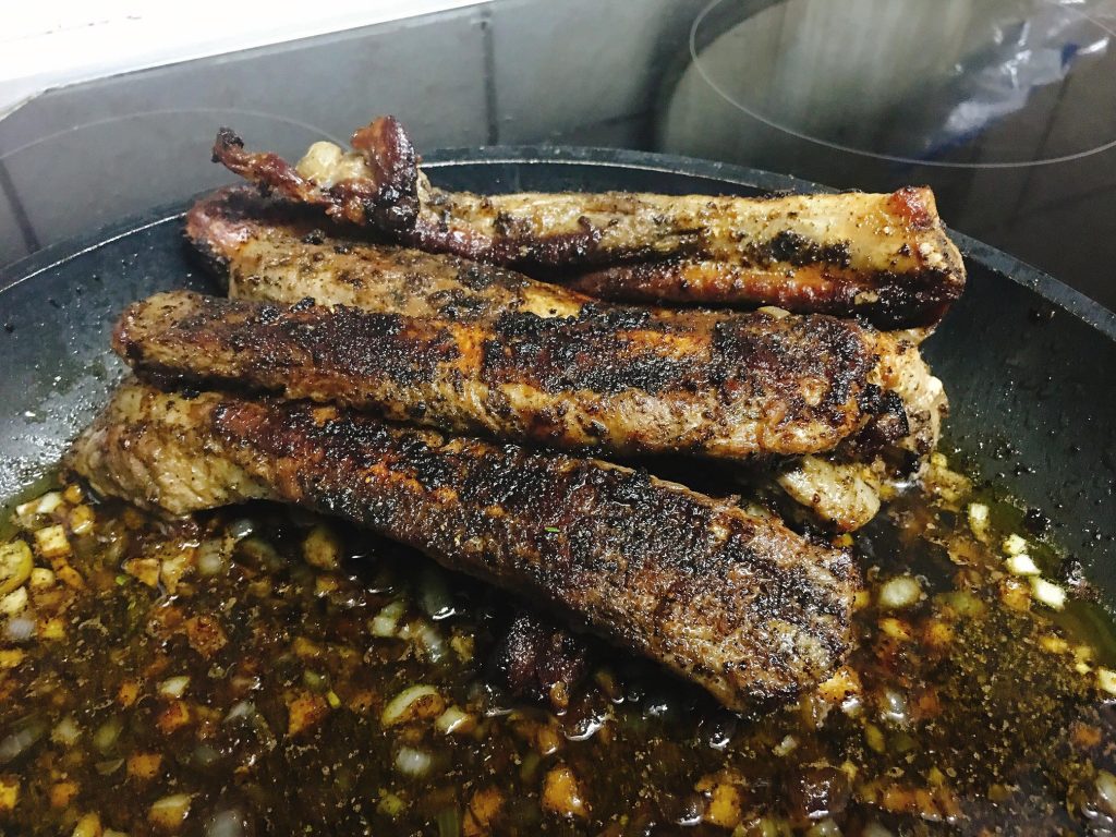 Spareribs Pfanne