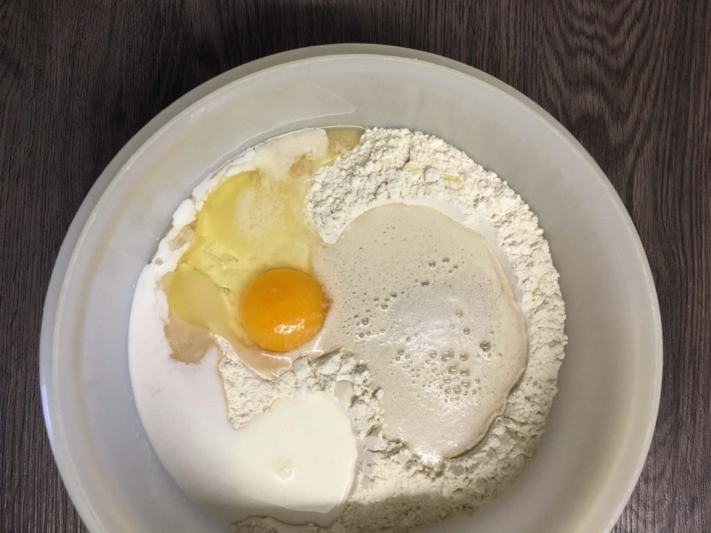 Burgerbrötchen Teig