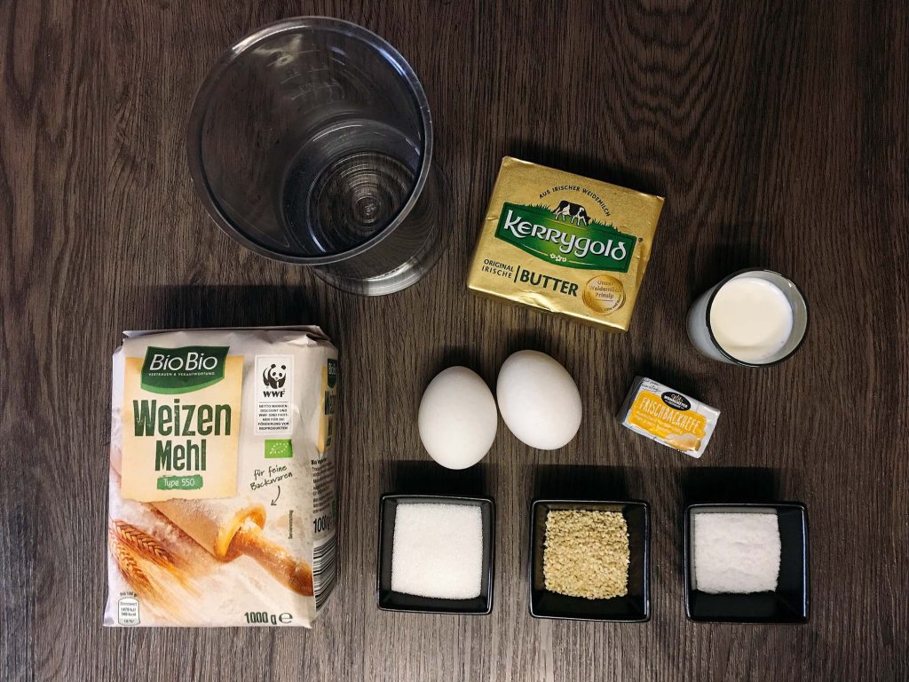 Burgerbrötchen Zutaten