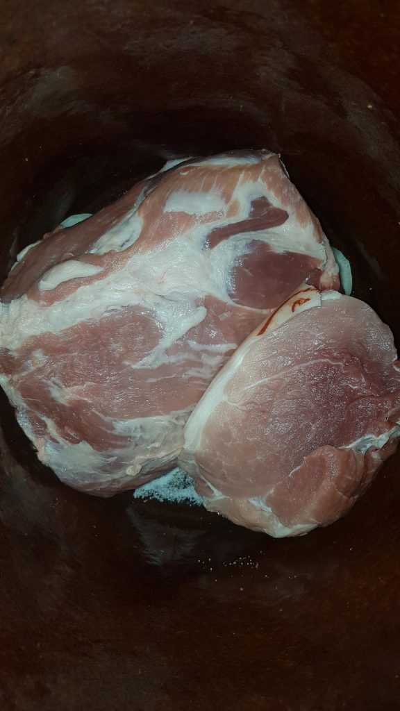 Fleisch-luftblasenfrei-schichten