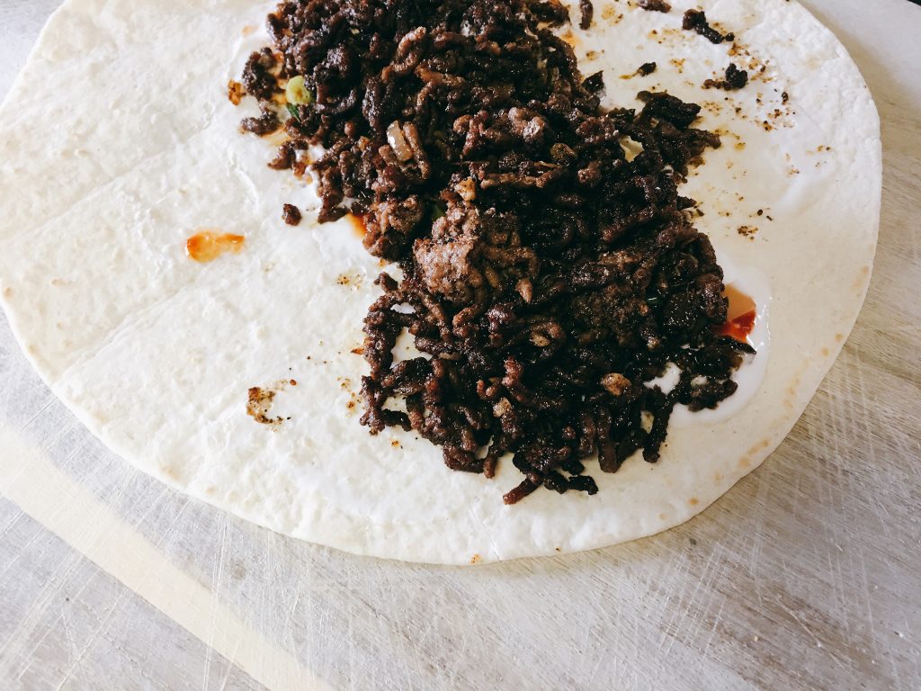 Hackfleisch Fladenbrot