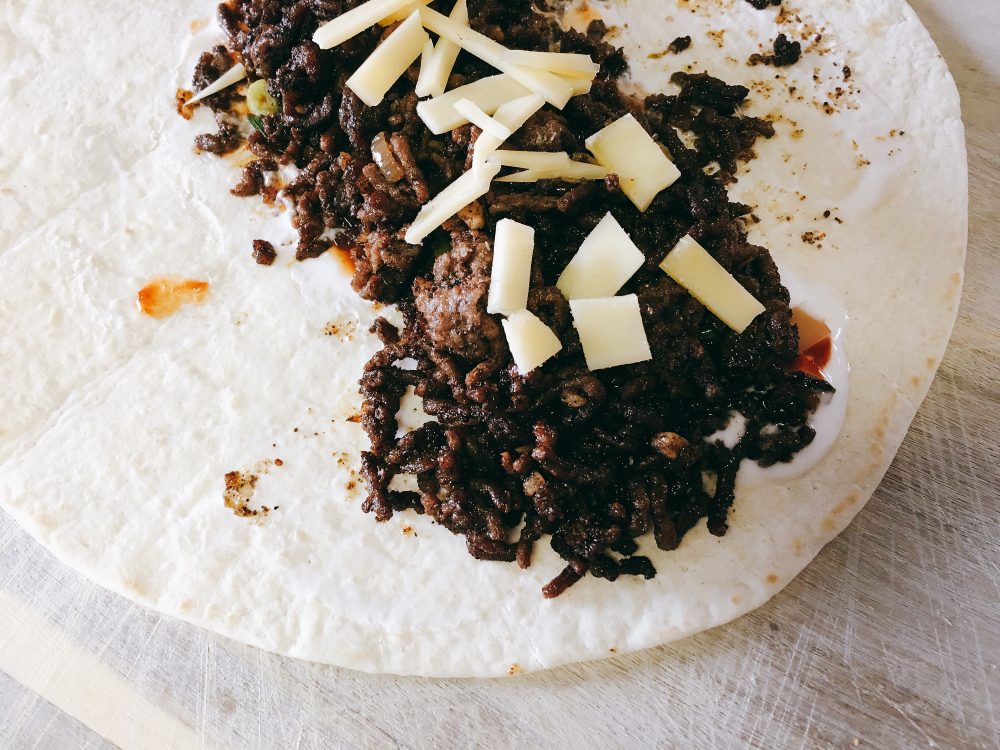 Hackfleisch Wrap Rezept | Würzige Wraps mit Hackfleisch