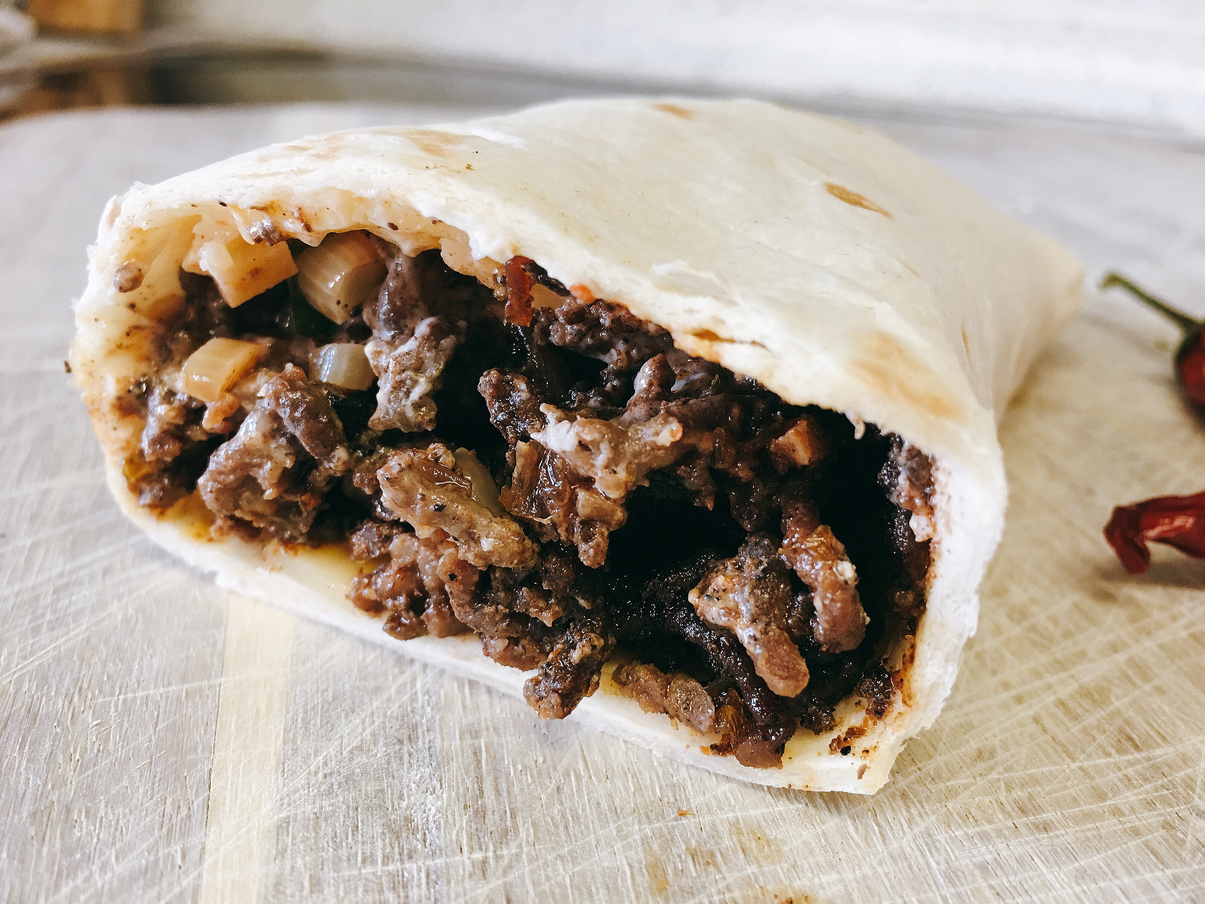 Hackfleisch Wrap | Rezept | Chilirezept.de