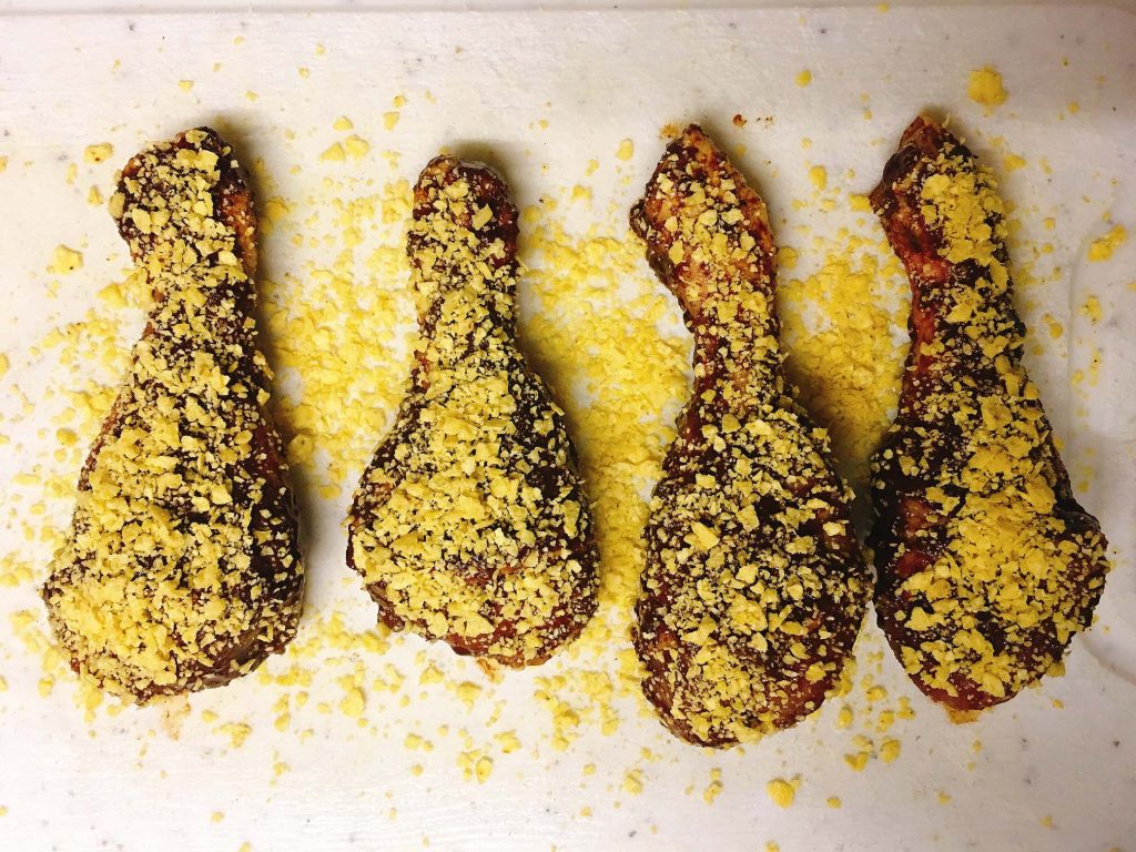 Hähnchen mit Tortillakruste