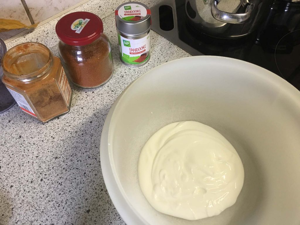 Joghurt für die Marinade