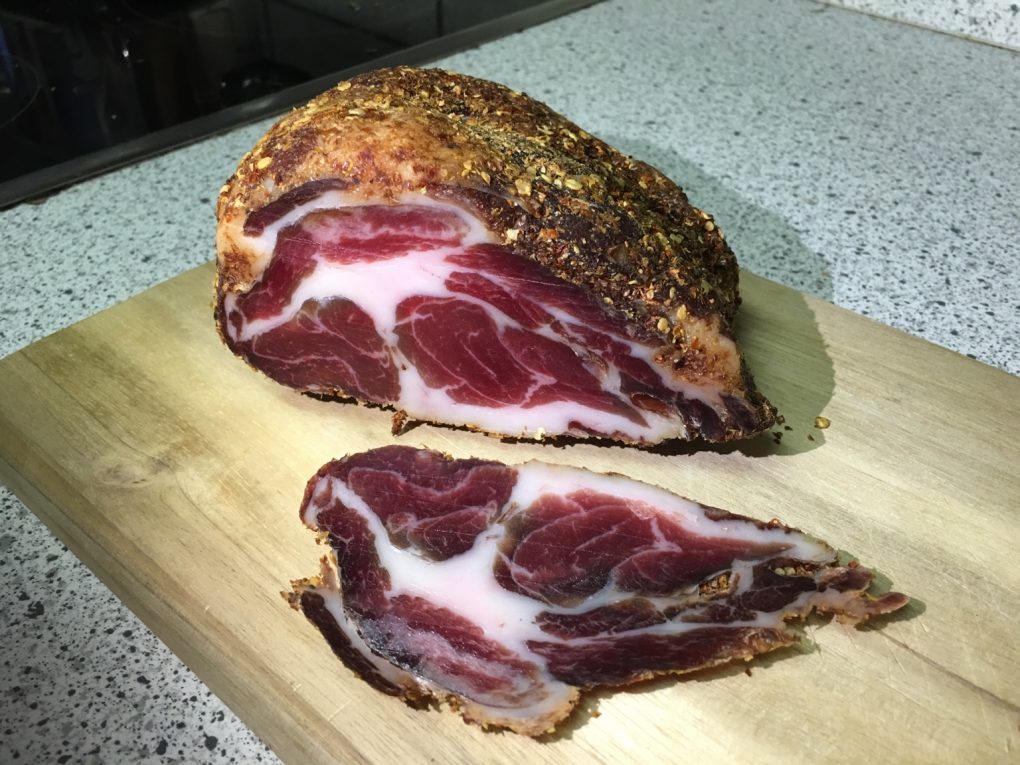 Luftgetrockneter Schinken