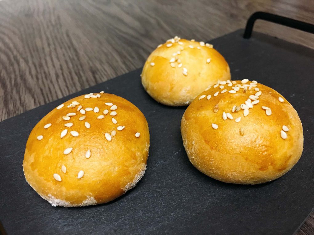 Selbstgemachte Burger Buns