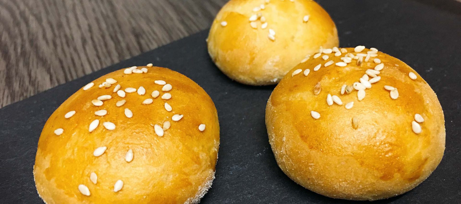 Selbstgemachte Burger Buns