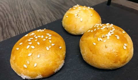 Selbstgemachte Burger Buns