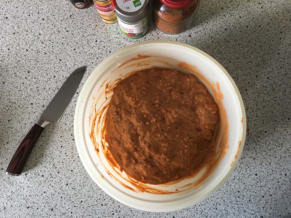 Tandoori Hähnchen mit Marinade