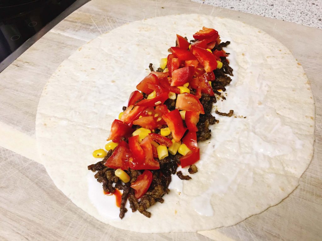 Tomaten Wrap