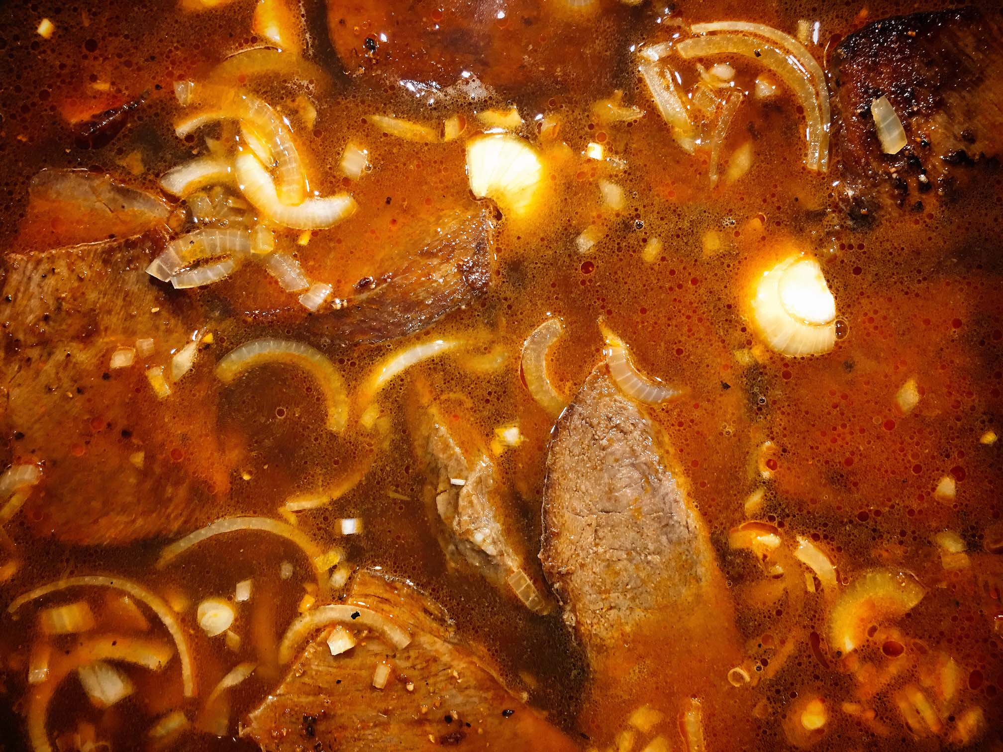 Haimhausener Zwiebelfleisch | Rezept | Chilirezept.de