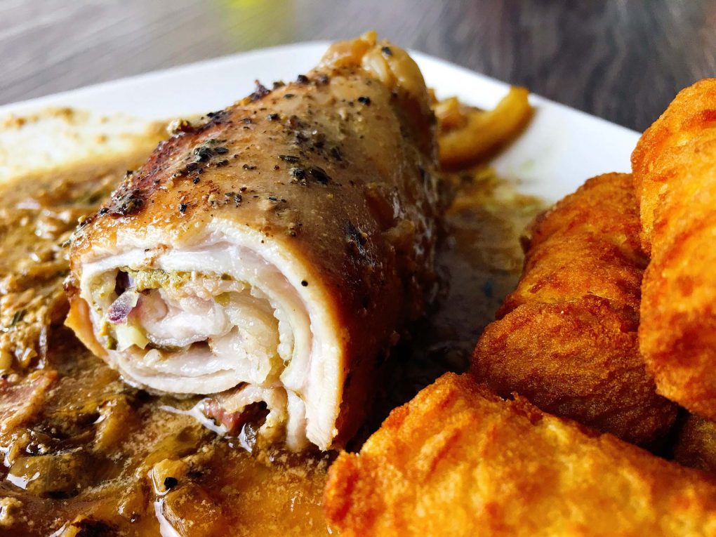 Kaninchenrouladen