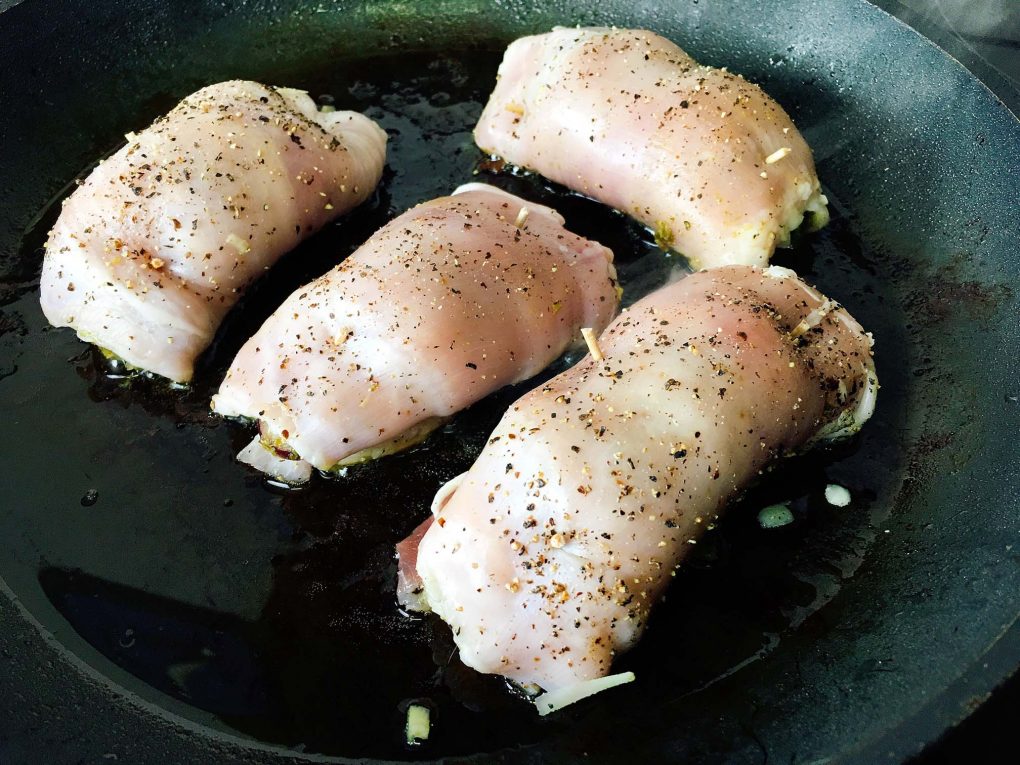 Rouladen in der Pfanne anbraten