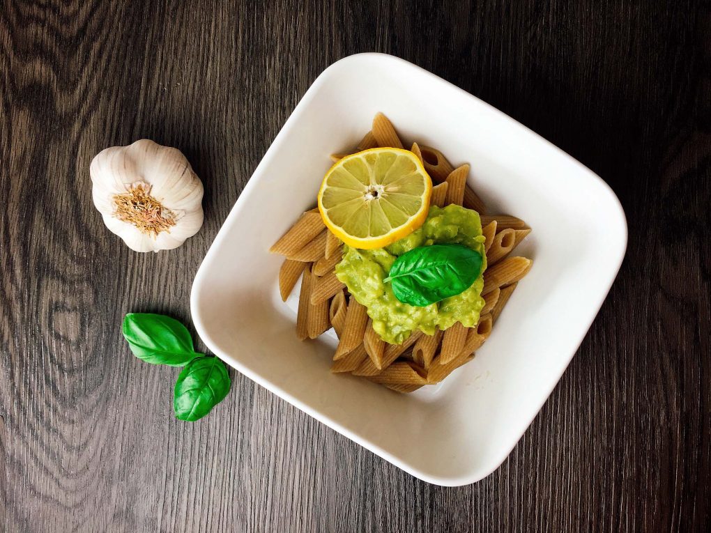 Avocado Pesto Pasta Rezept