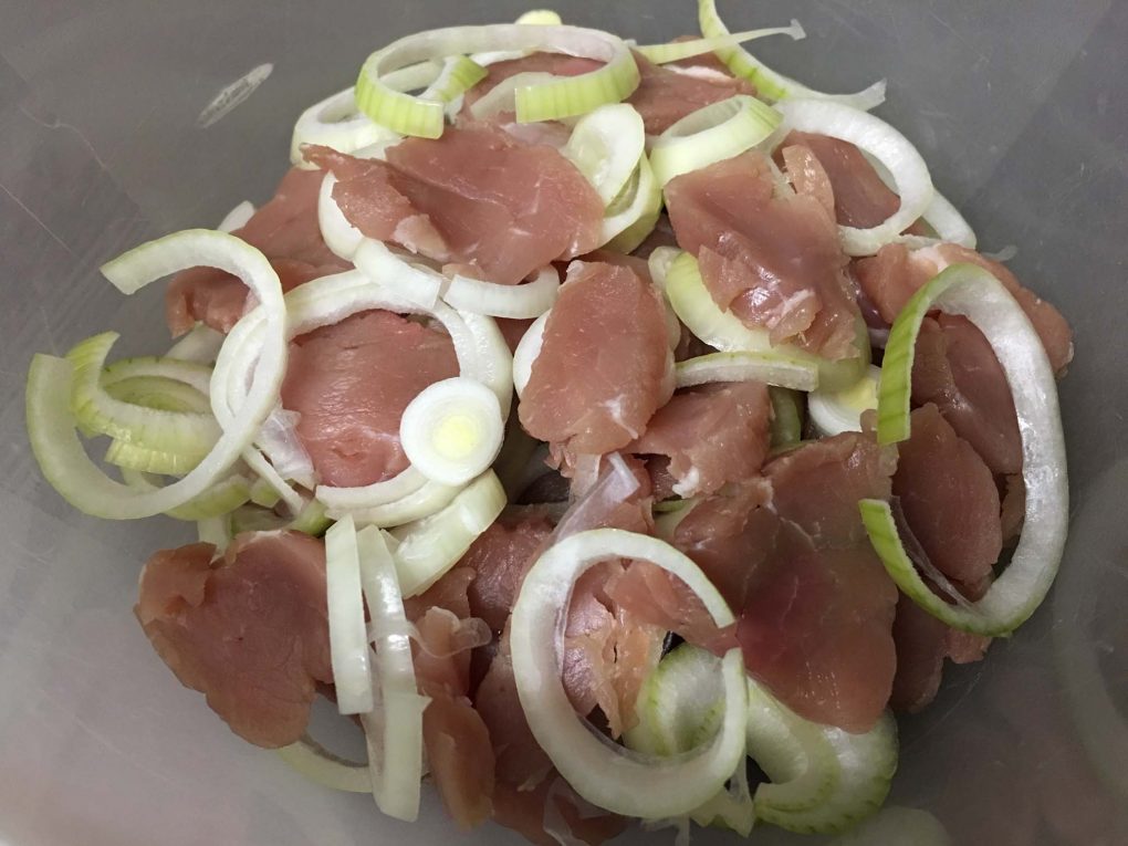 Eingelegtes Schweinefilet