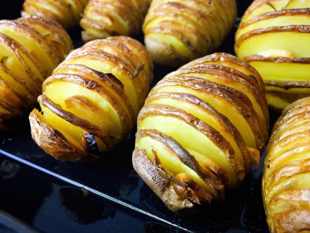 Hasselback Kartoffeln