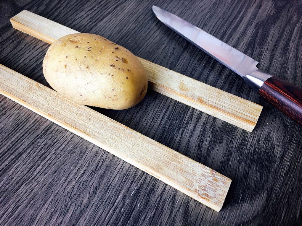 Hasselback Kartoffeln richtig einschneiden