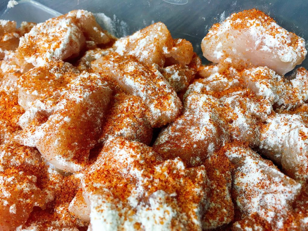 Hähnchen mit Hähnchengewürz