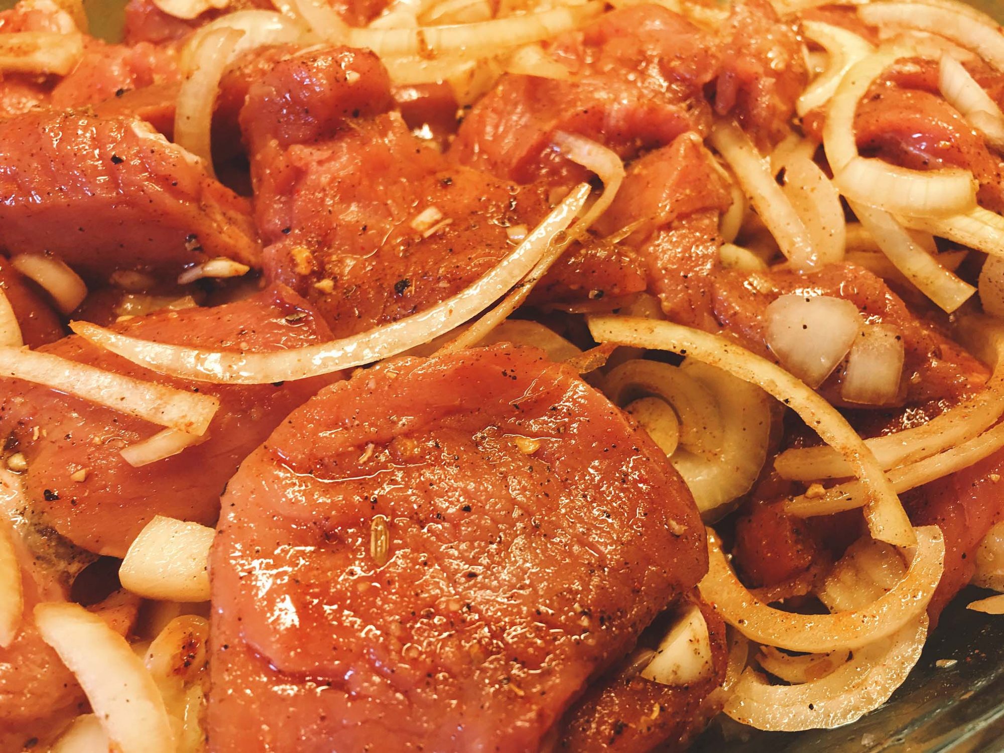 Raclette Marinade für Schweinefleisch Rezept | Eingelegtes Schweinefilet