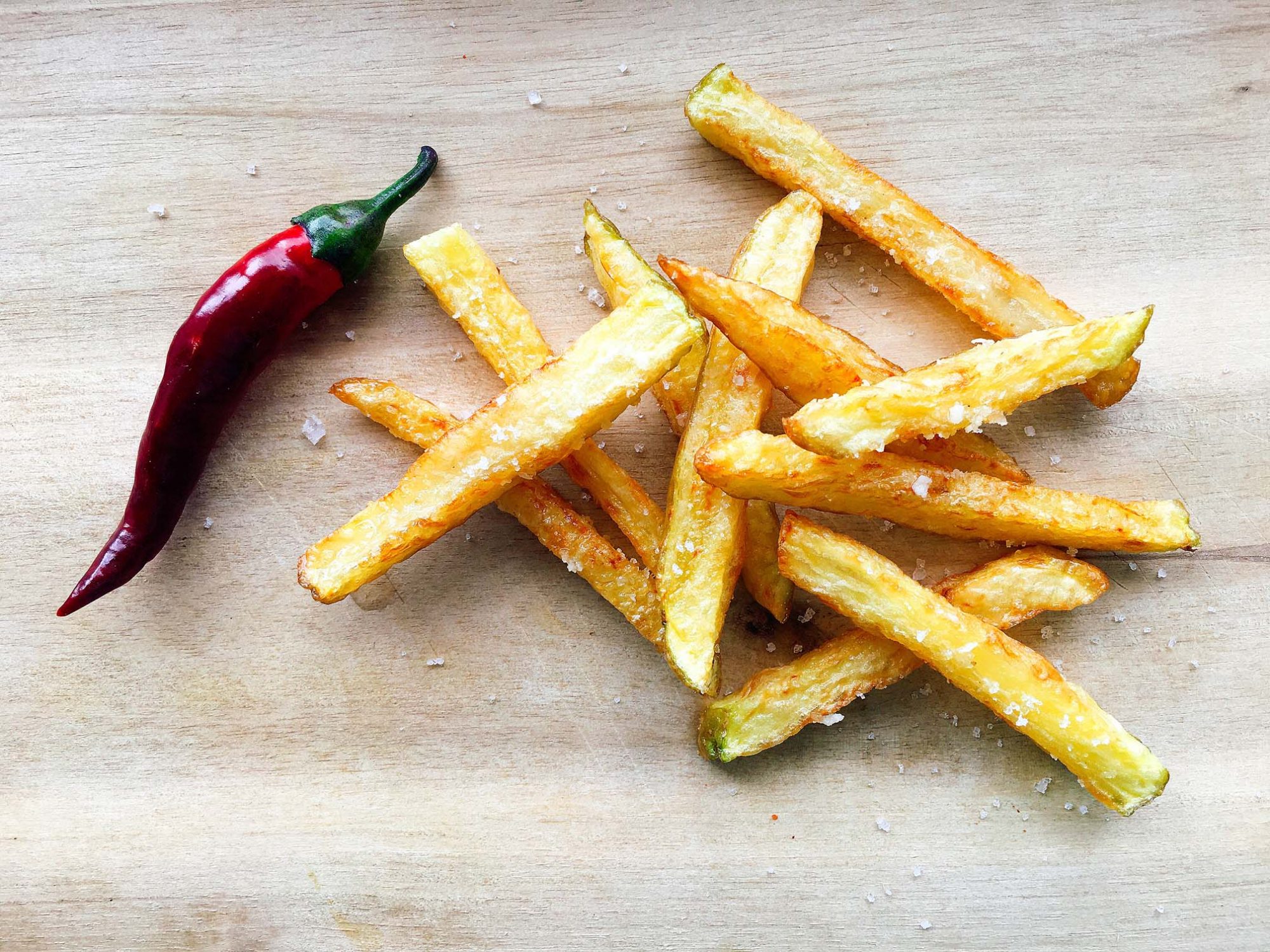 Belgische Pommes selber machen | Rezept für belgische Fritten