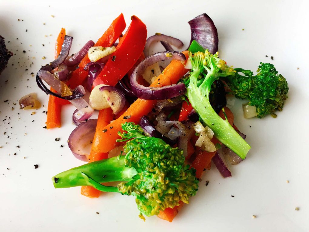 Buntes Gemüse aus der Pfanne