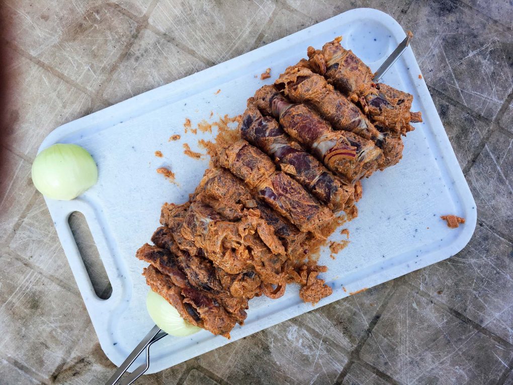 Gyrosspieß selber machen