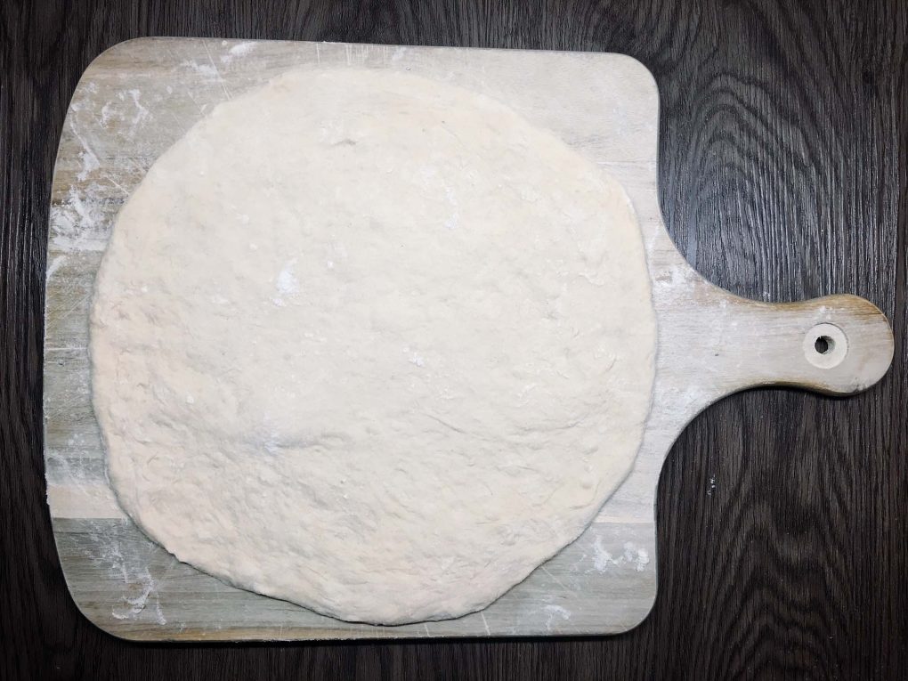 Pizzateig formen