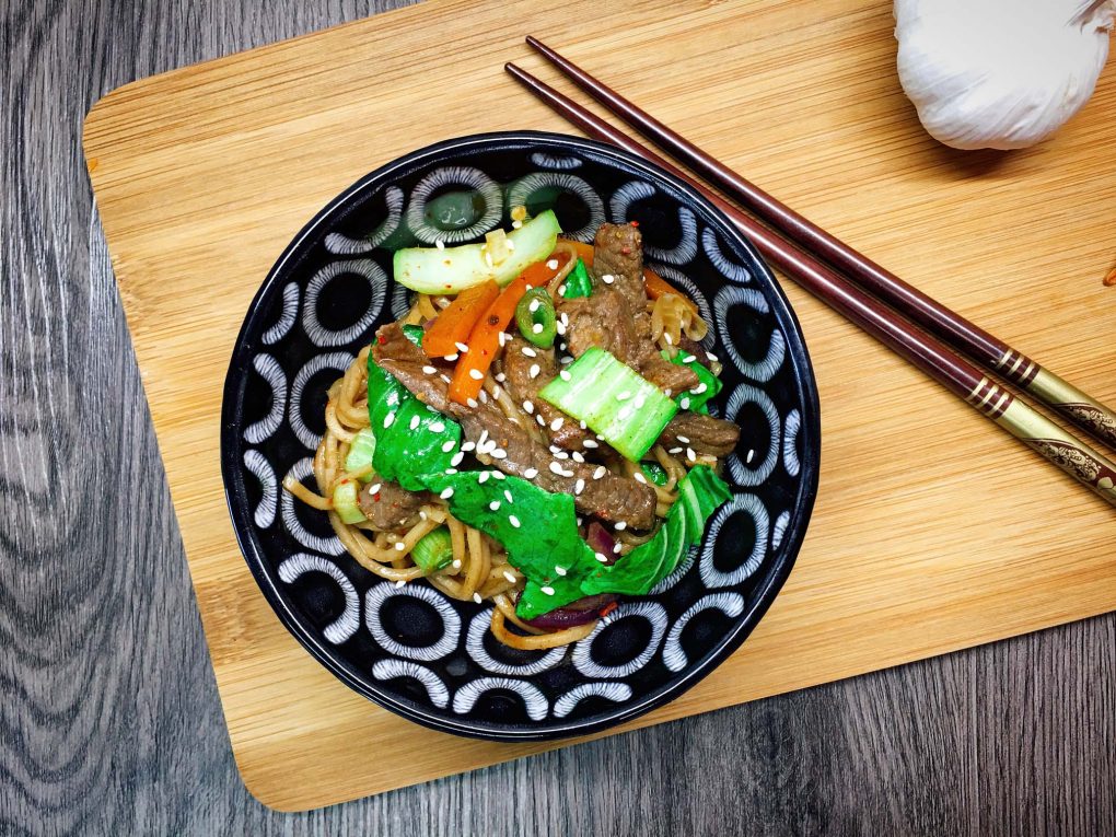 Asiatische Wok Pfanne