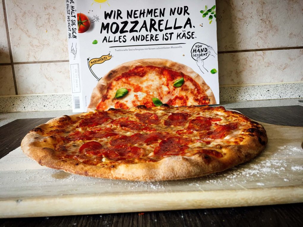 Gustavo Gusto Pizza Margherita Produkttest Chilirezept.de